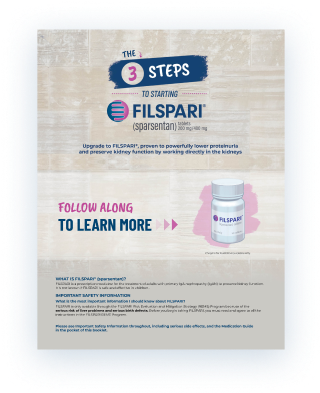 FILSPARI patient starter guide